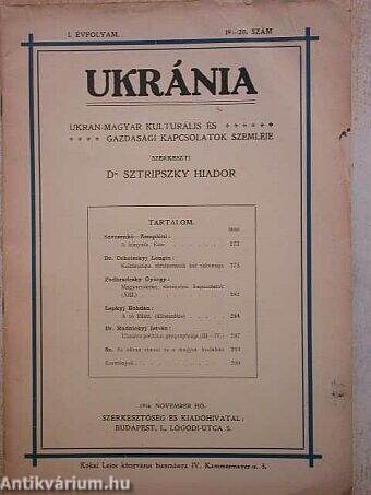 Ukránia 1916. november hó