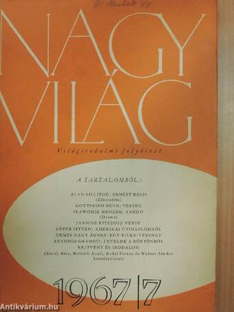 Nagyvilág 1967. július