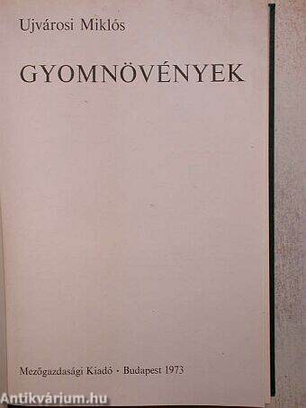 Gyomnövények