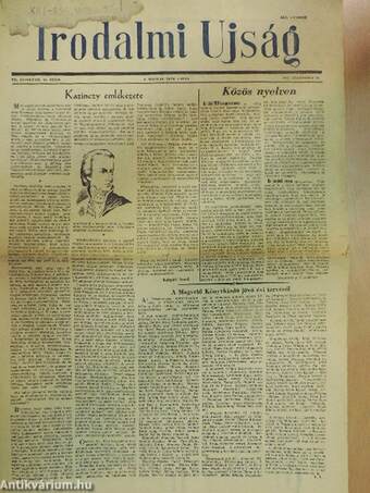 Irodalmi Ujság 1956. augusztus 25.