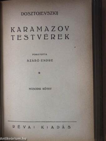 Karamazov testvérek I-IV.