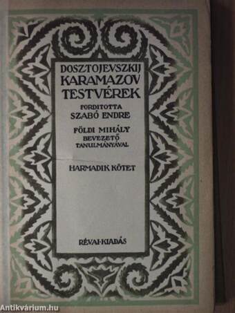 Karamazov testvérek I-IV.