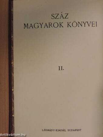 Száz magyarok könyvei II.