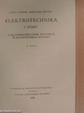 Elektrotechnika 3.