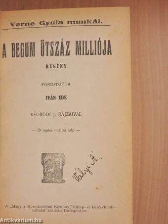 A begum ötszáz milliója