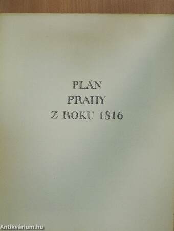 Plán Prahy z roku 1816