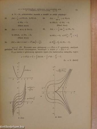 Műszaki matematikai gyakorlatok A. IV.