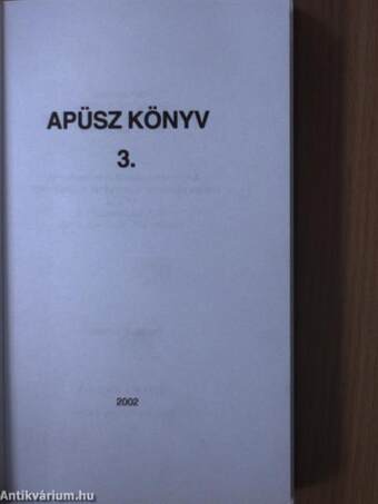 Apüsz könyv 3.