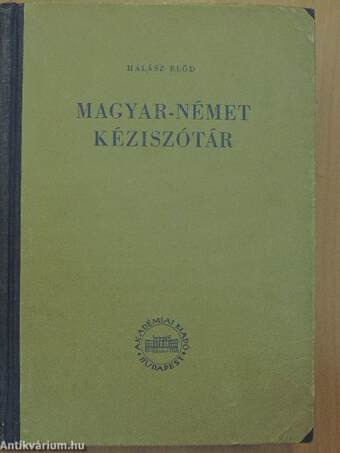 Magyar-német kéziszótár