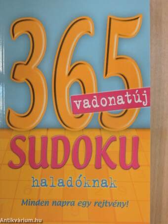 365 vadonatúj sudoku haladóknak