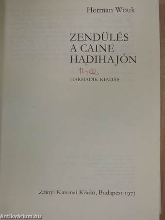 Zendülés a Caine hadihajón