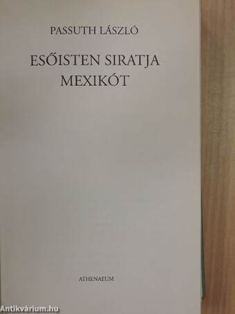 Esőisten siratja Mexikót