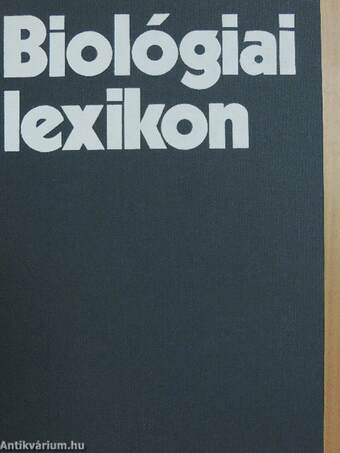 Biológiai lexikon 1-4.