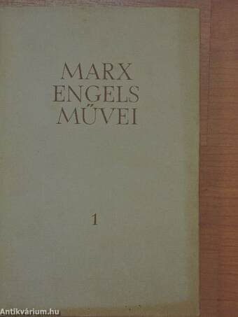 "46 kötet a Karl Marx és Friedrich Engels művei sorozatból/Bibliográfia (nem teljes sorozat)"