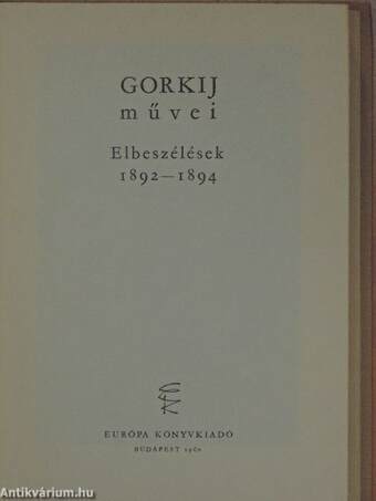 "19 kötet a Gorkij művei sorozatból (nem teljes sorozat)"