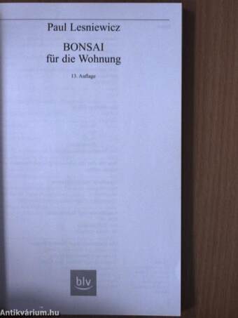 Bonsai für die Wohnung