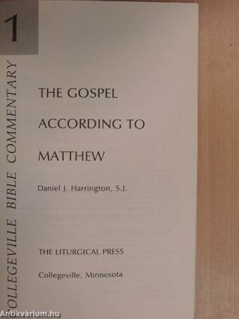 The Gospel according to Matthew