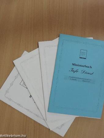 Miniaturbuch Info-Dienst 2002/1-4.
