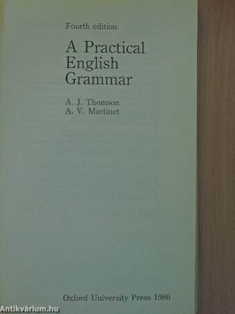 A Practical English Grammar