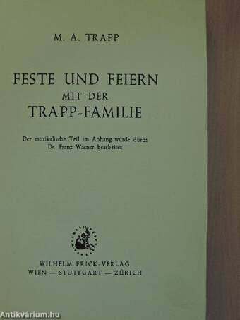 Feste und feiern mit der Trapp-familie