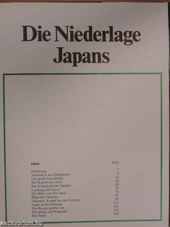 Die Niederlage Japans