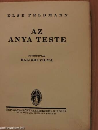 Az anya teste