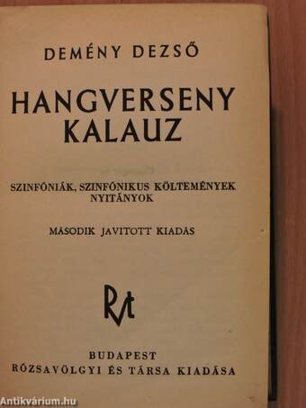 Hangverseny kalauz