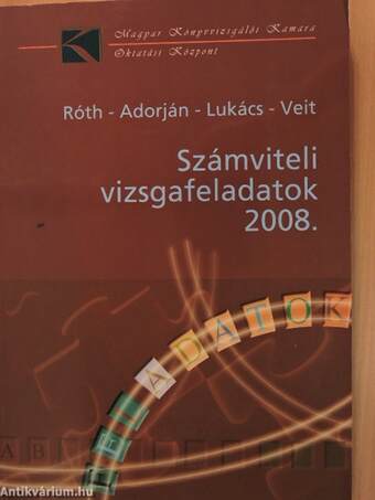 Számviteli vizsgafeladatok 2008.