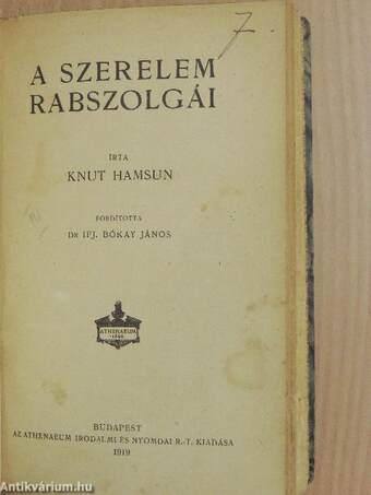 Álomszuszékok/A balga és a halál/A szerelem rabszolgái/Stormfield kapitány látogatása a Menyországban