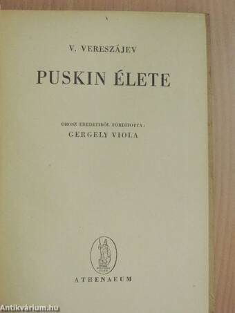 Puskin élete