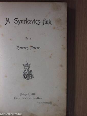 A Gyurkovics-fiuk