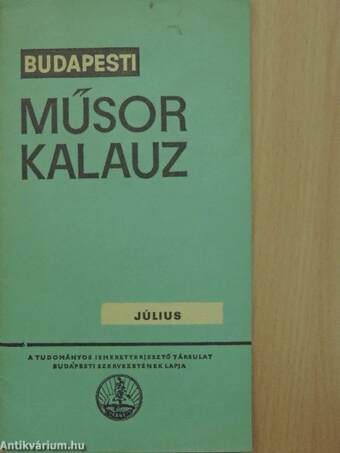 Budapesti Műsorkalauz 1972. július