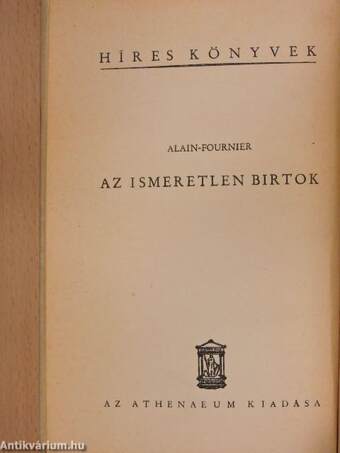 Az ismeretlen birtok