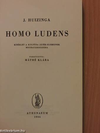 Homo Ludens