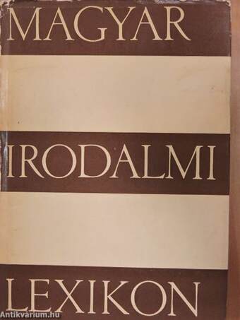 Magyar Irodalmi Lexikon III. (töredék)