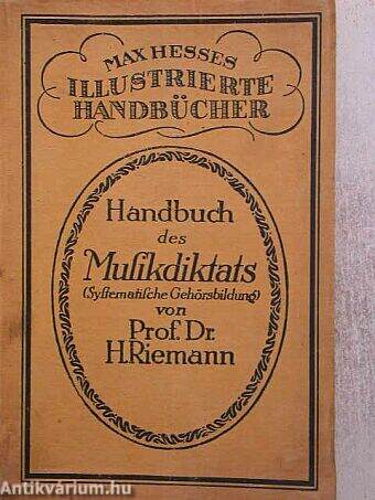 Handbuch des Musikdiktats