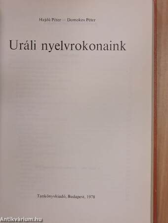 Uráli nyelvrokonaink