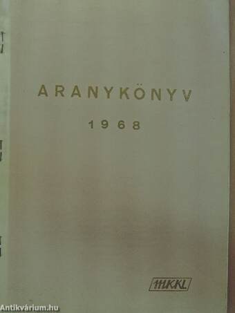 Aranykönyv 1968