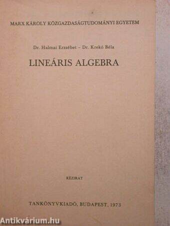 Lineáris algebra