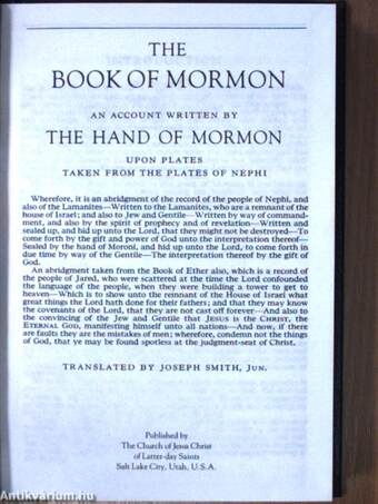 The Book of Mormon