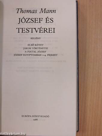 József és testvérei I-II. 