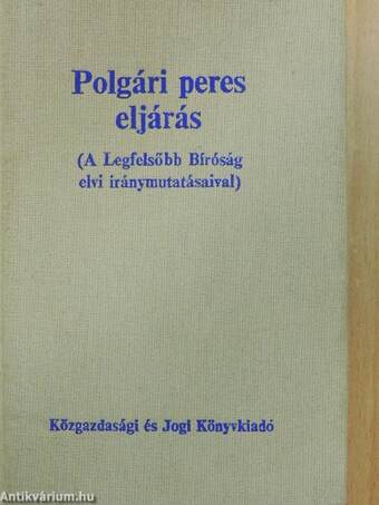 Polgári peres eljárás