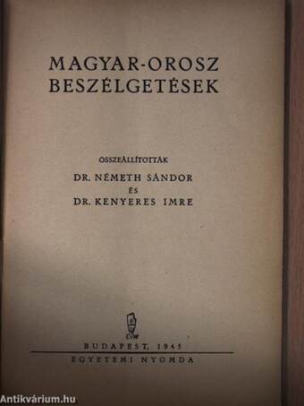 Magyar-orosz beszélgetések