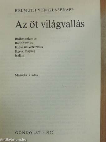 Az öt világvallás