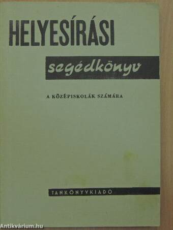 Helyesírási segédkönyv