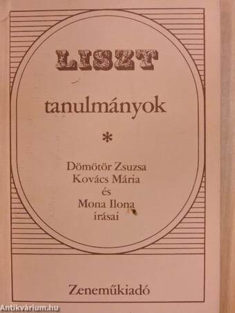 Liszt tanulmányok