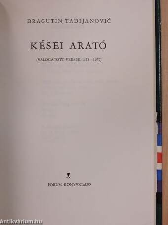 Kései arató