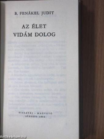 Az élet vidám dolog