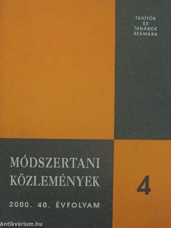 Módszertani Közlemények 2000/4.