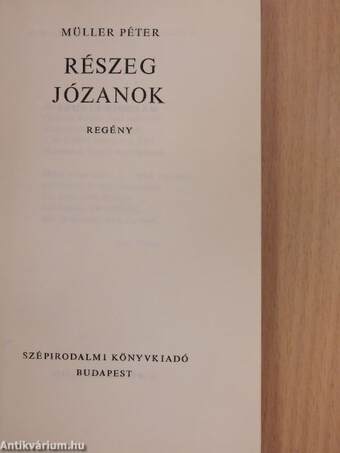 Részeg józanok